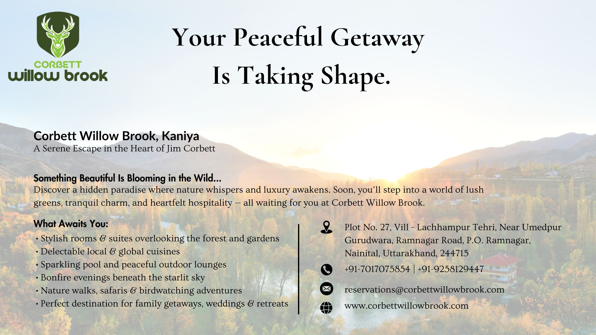 Corbett Willow Brook Coming Soon